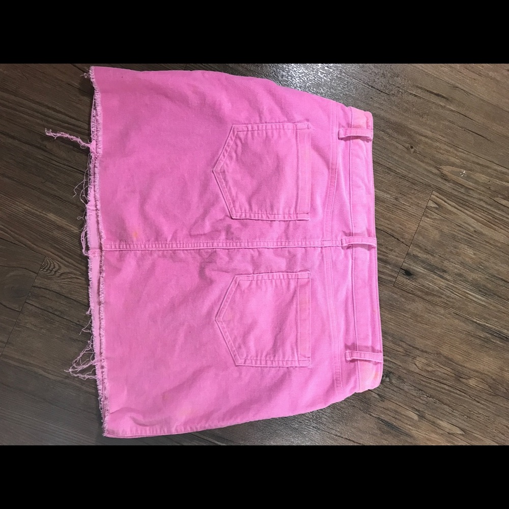 PINK CORDUROY Mini Skirt | Medium - Picture 5 of 6